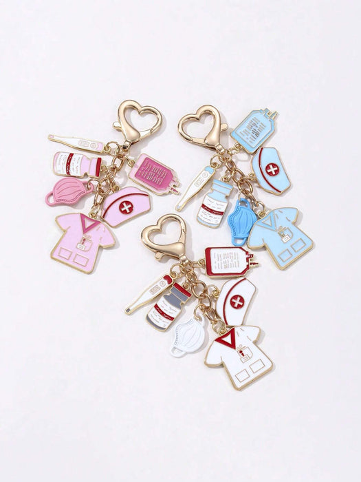 Regalo y recuerdo del Día de la Enfermera: mascarilla, uniforme de enfermera y llavero - Quierox - Tienda Online