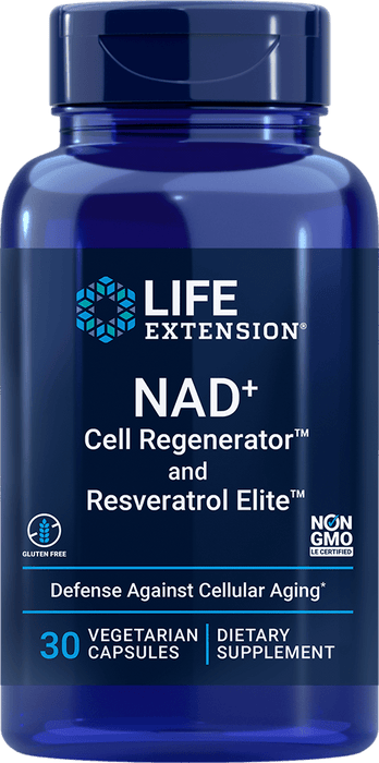 Regenerador celular NAD+ y Resveratrol Elite 30 cápsulas vegetales - Quierox - Tienda Online