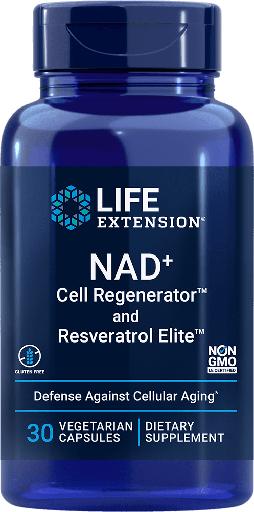 Regenerador celular NAD+ y Resveratrol Elite 30 cápsulas vegetales - Quierox - Tienda Online