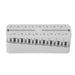 Regla endodóntica y tablero de prueba para limas dentales Endo Block (gris) - Quierox - Tienda Online
