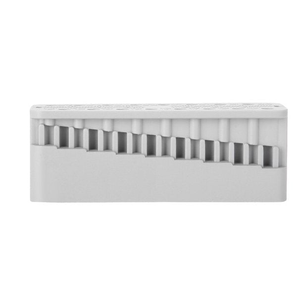 Regla endodóntica y tablero de prueba para limas dentales Endo Block (gris) - Quierox - Tienda Online