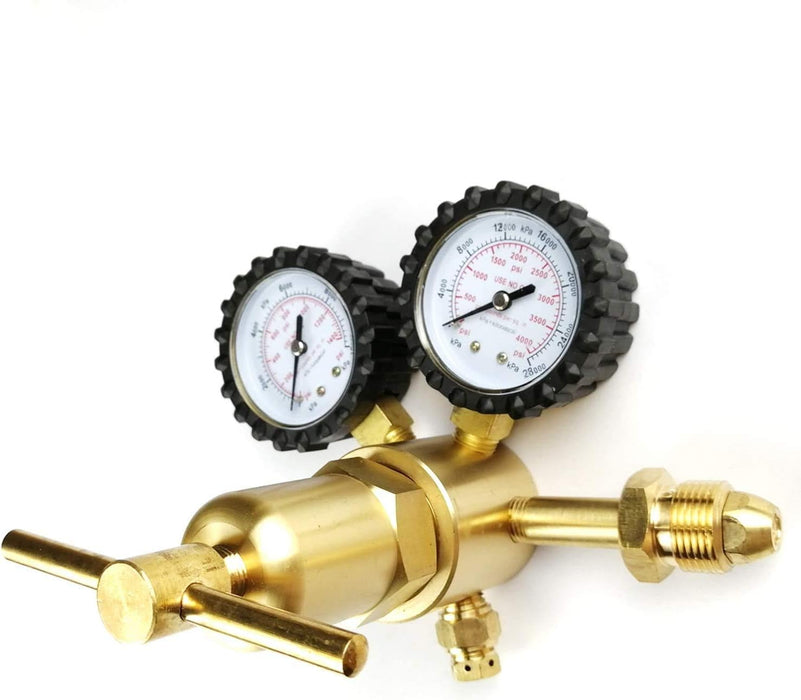 Regulador de nitrógeno, cuerpo de latón, etapa única, 0 - 1400PSI - Quierox - Tienda Online