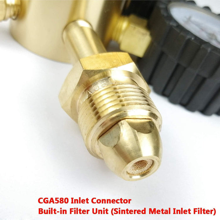 Regulador de nitrógeno, cuerpo de latón, etapa única, 0 - 1400PSI - Quierox - Tienda Online