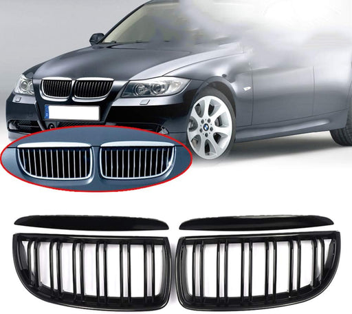 Rejilla delantera de carreras DYBANP para BMW Serie 3 E90 E91 4 puertas 2005 - 2008 - Quierox - Tienda Online