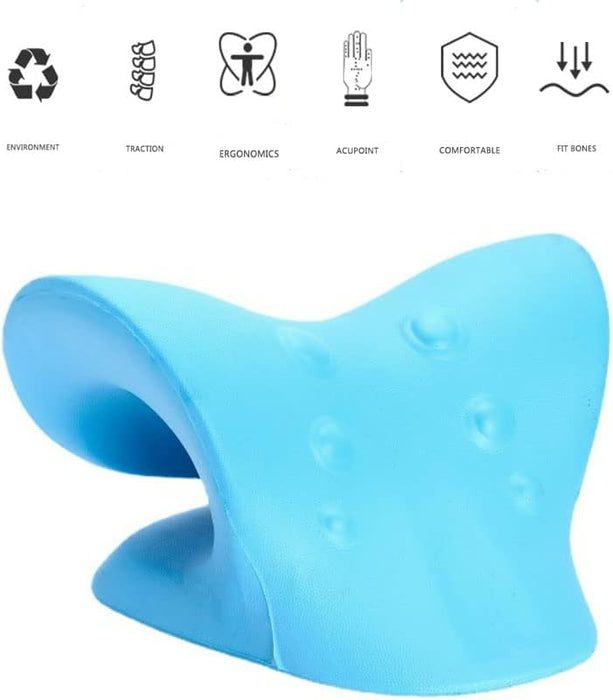 Relajante de cuello y hombros, dispositivo de tracción de masaje de vértebras cervicales para aliviar el dolor de ATM - Quierox - Tienda Online