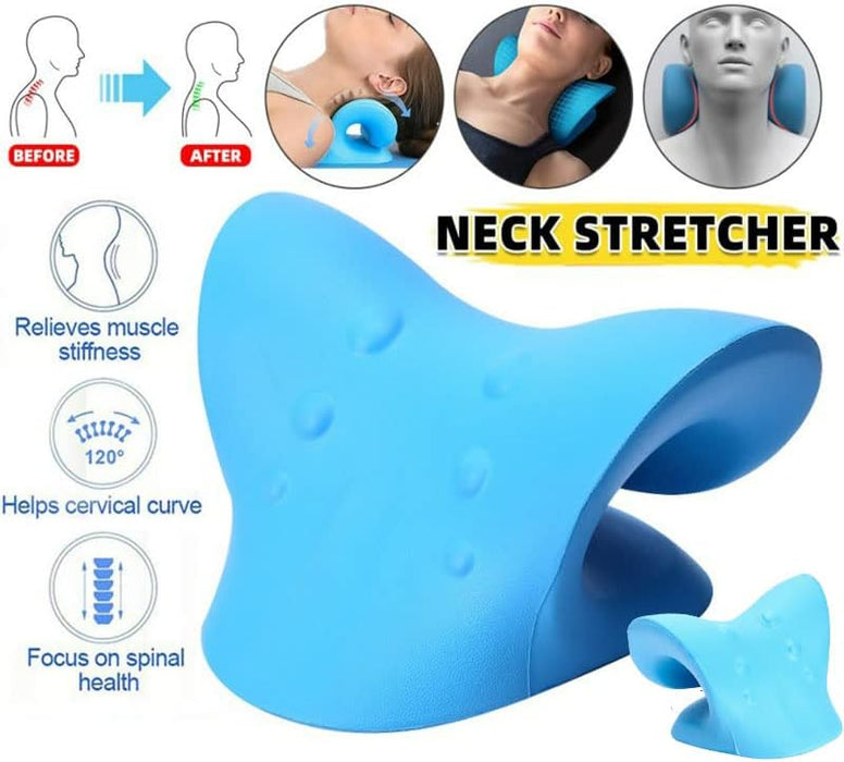 Relajante de cuello y hombros, dispositivo de tracción de masaje de vértebras cervicales para aliviar el dolor de ATM - Quierox - Tienda Online