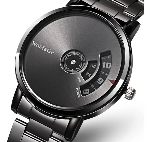 Reloj de Cuarzo AIYISHI para Hombre con Esfera Redonda Minimalista - Quierox - Tienda Online