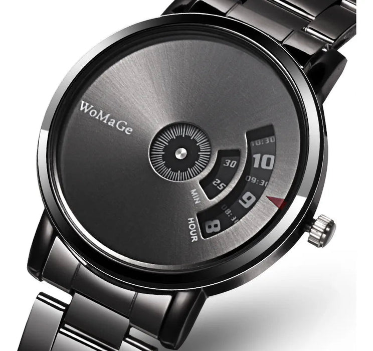 Reloj de Cuarzo AIYISHI para Hombre con Esfera Redonda Minimalista - Quierox - Tienda Online