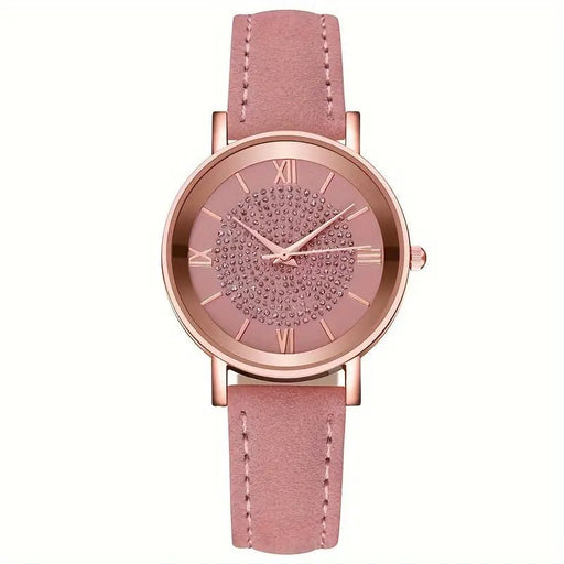 Reloj de cuarzo casual para damas con adornos de rhinestones - Quierox - Tienda Online