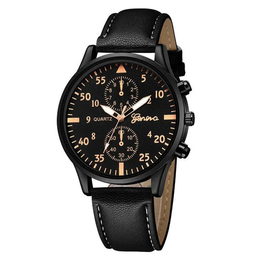 Reloj de cuarzo clásico con esfera redonda para hombre - Quierox - Tienda Online