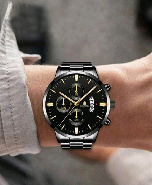 Reloj de cuarzo con correa de acero inoxidable - Quierox - Tienda Online