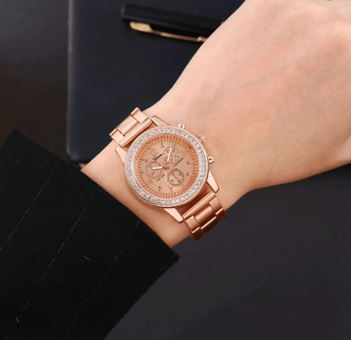 reloj de cuarzo minimalista de moda para mujer con correa de acero. - Quierox - Tienda Online