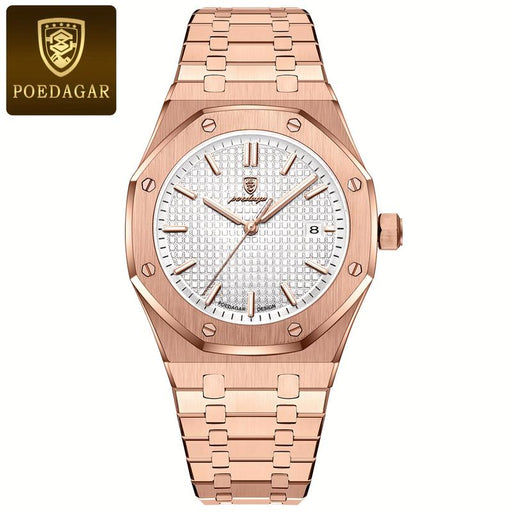 Reloj de Cuarzo para Hombre POEDAGAR con Calendario de Negocios - Quierox - Tienda Online