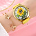 Reloj de Cuarzo Romántico con Girasol - Quierox - Tienda Online