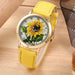 Reloj de Cuarzo Romántico con Girasol - Quierox - Tienda Online