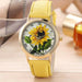 Reloj de Cuarzo Romántico con Girasol - Quierox - Tienda Online