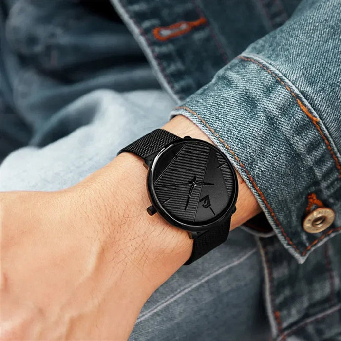 Reloj de hombre, Minimalista Fashion Ultra-thin Watch Simple - Quierox - Tienda Online