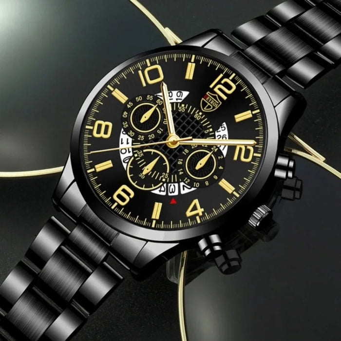 Reloj de lujo a la moda para hombre, reloj analógico de aleación redonda para hombre - Quierox - Tienda Online