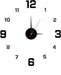 Reloj de pared con pegatinas decorativas y preciso, silencioso, 3D - Quierox - Tienda Online