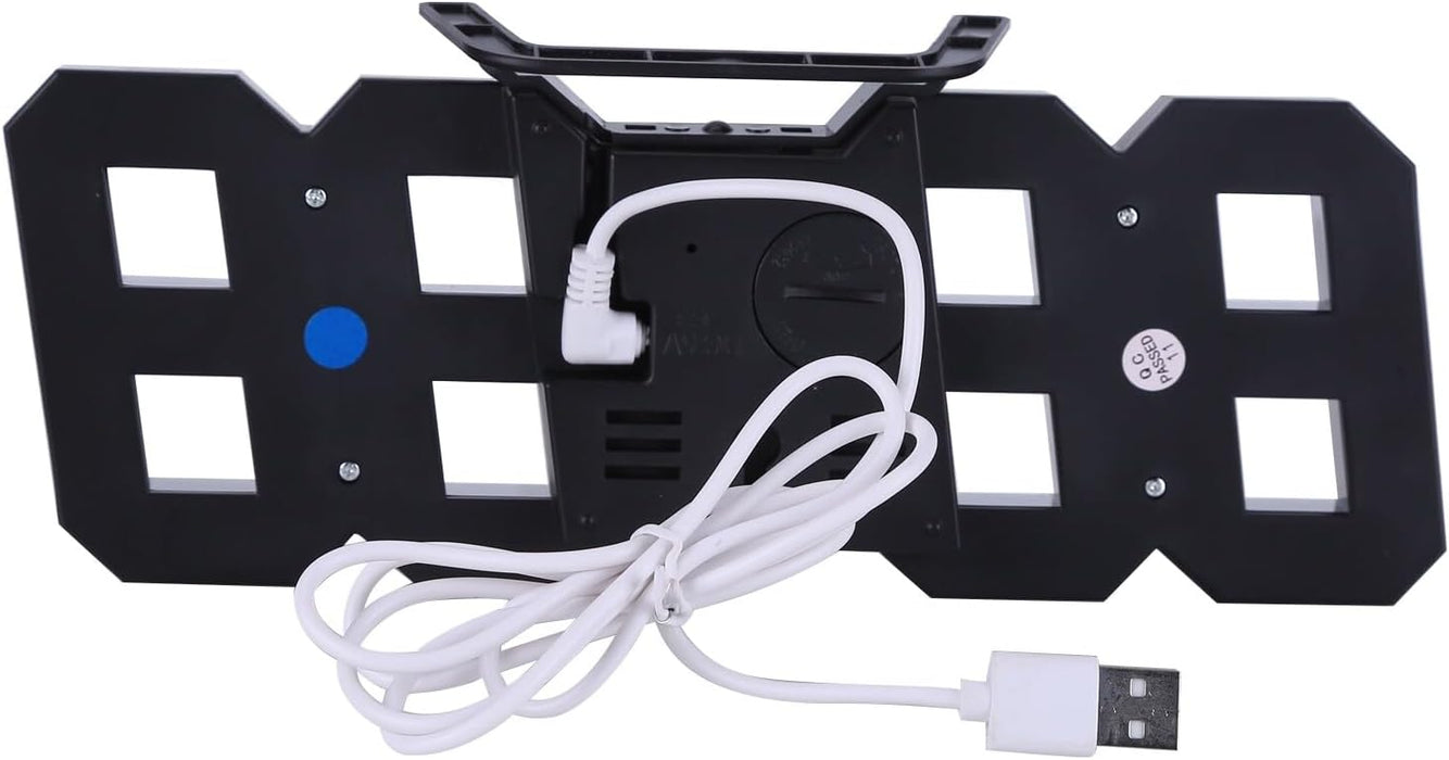 Reloj de pared LED 3D JAWSEU, despertador digital LED 3D - Quierox - Tienda Online