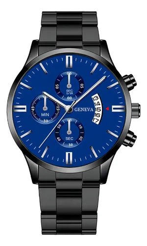 Reloj de pulsera de acero para hombre con fecha y hora modernas - Quierox - Tienda Online