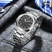 Reloj de pulsera de cuarzo analógico cuadrado para hombre - Quierox - Tienda Online