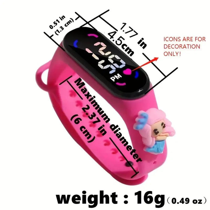 Reloj De Pulsera De Dibujos Animados Con Correa De Silicona - Quierox - Tienda Online