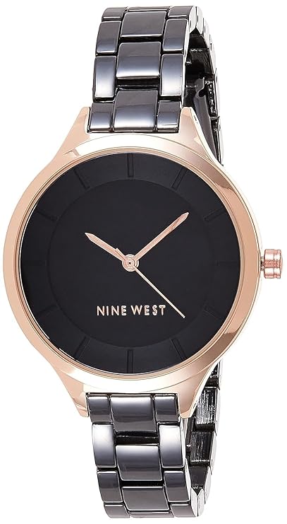 Reloj de pulsera Nine West NW/2225 con detalles en tono oro rosa para mujer - Quierox - Tienda Online