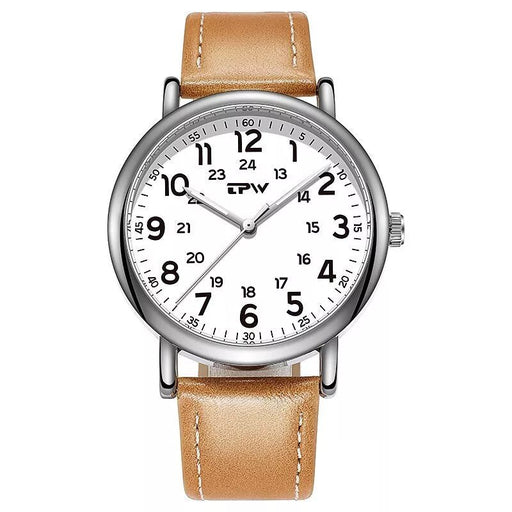Reloj de pulsera suave para hombre, correa de cuero PU, impermeable - Quierox - Tienda Online