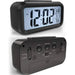 Reloj despertador con pantalla digital LED, calendario, temperatura, luz de fondo - Quierox - Tienda Online