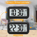 Reloj despertador con pantalla digital LED, calendario, temperatura, luz de fondo - Quierox - Tienda Online