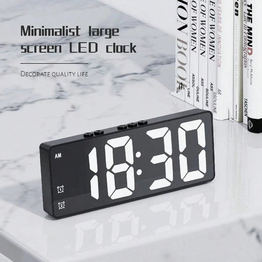 Reloj digital multifuncional LED SZ-810, pantalla grande, reloj despertador - Quierox - Tienda Online