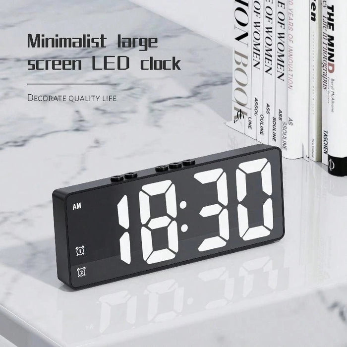 Reloj digital multifuncional LED SZ-810, pantalla grande, reloj despertador - Quierox - Tienda Online