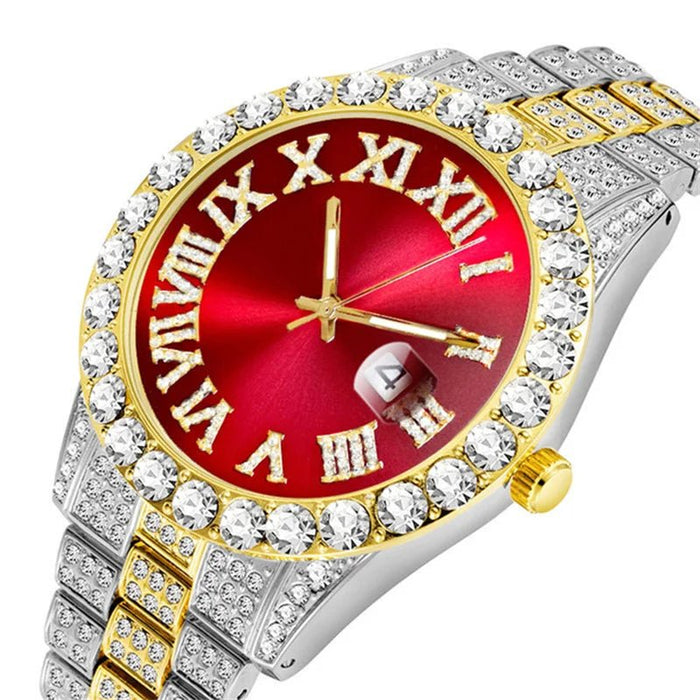 Reloj Hip Hop Iced Out para hombre - Quierox - Tienda Online
