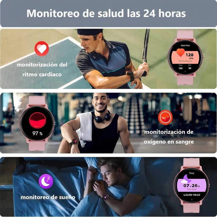 Reloj Inteligente Deportivo 1.32" Táctil Completa IP67 - Quierox - Tienda Online