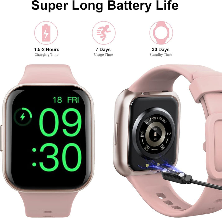 Reloj inteligente deportivo con pantalla táctil HD para mujer, 25 modos deportivos - Quierox - Tienda Online