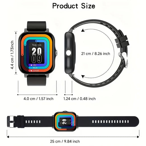 Reloj Inteligente Elegante con Pantalla Táctil Completa, Recordatorio de Sedentarismo - Quierox - Tienda Online