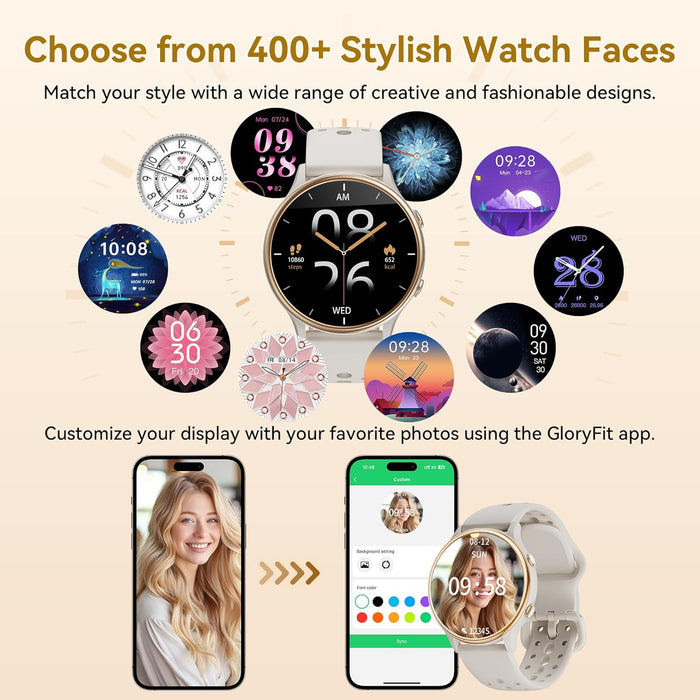 Reloj inteligente KEEPONFIT para mujer, rastreador de actividad física - Quierox - Tienda Online