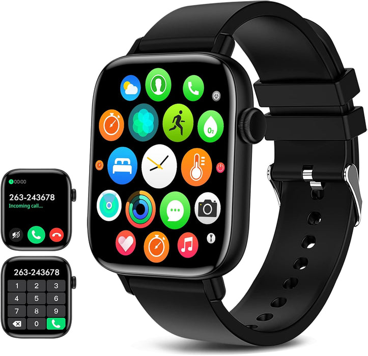 Reloj inteligente WNFJR, reloj inteligente con pantalla táctil completa para iOS y Android - Quierox - Tienda Online
