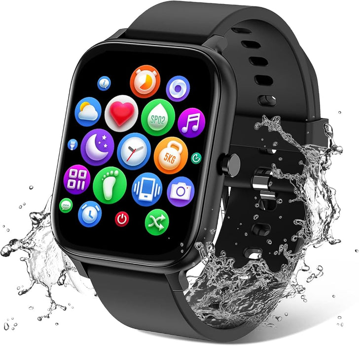 Reloj inteligente WNFJR, reloj inteligente con pantalla táctil completa para iOS y Android - Quierox - Tienda Online