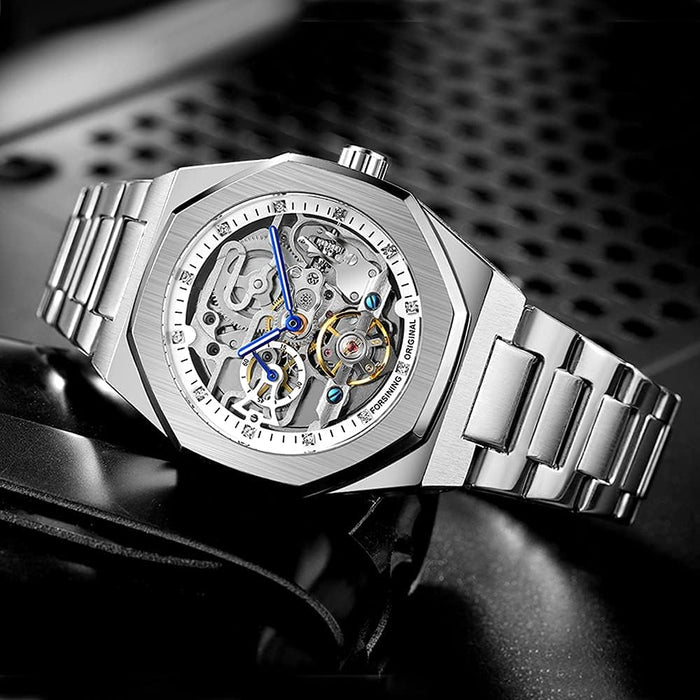 Reloj mecánicos para hombre Reloj automático para hombre de acero inoxidable - Quierox - Tienda Online