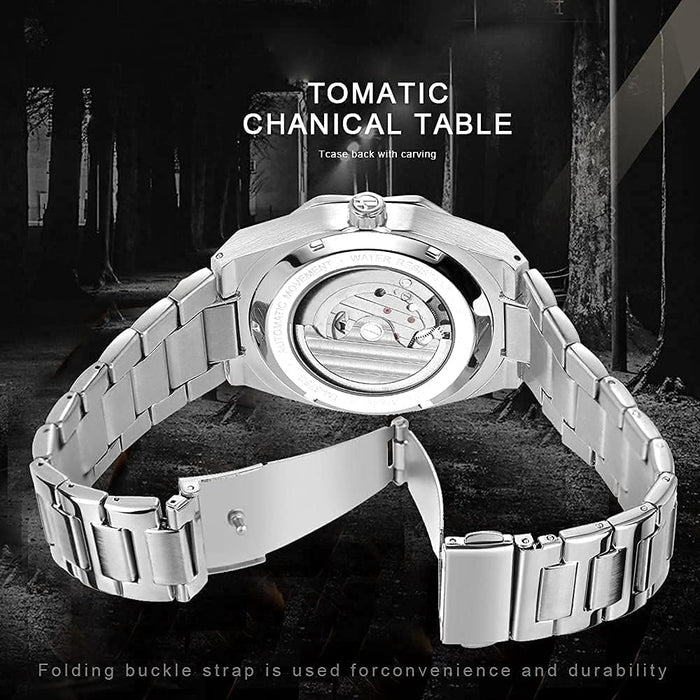 Reloj mecánicos para hombre Reloj automático para hombre de acero inoxidable - Quierox - Tienda Online
