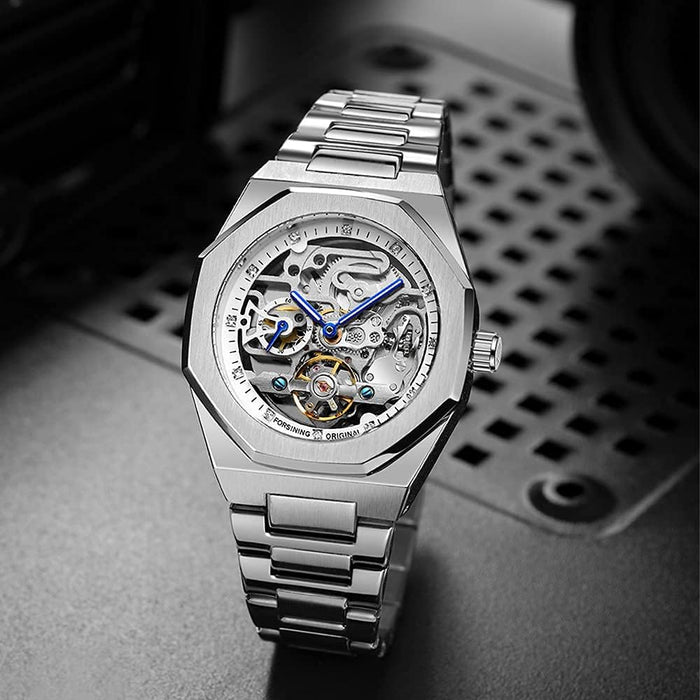 Reloj mecánicos para hombre Reloj automático para hombre de acero inoxidable - Quierox - Tienda Online