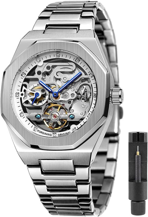 Reloj mecánicos para hombre Reloj automático para hombre de acero inoxidable - Quierox - Tienda Online