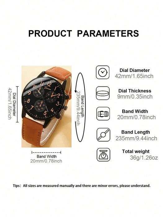 Reloj para hombre, 1 pieza, calendario, estilo deportivo, informal, estilo industria - Quierox - Tienda Online