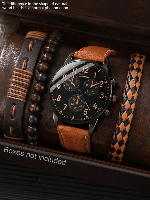 Reloj para hombre, 1 pieza, calendario, estilo deportivo, informal, estilo industria - Quierox - Tienda Online