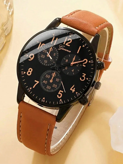 Reloj para hombre, 1 pieza, calendario, estilo deportivo, informal, estilo industria - Quierox - Tienda Online