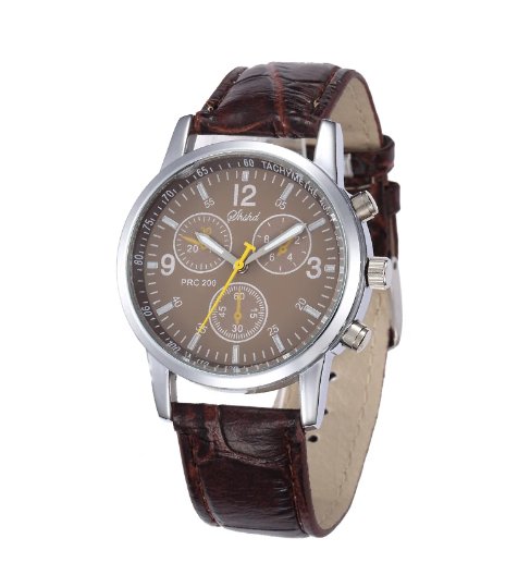 Relojes de pulsera de cuarzo para Hombre, Reloj de pulsera de cuero resistente al agua - Quierox - Tienda Online