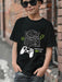 Remeras de Niño con dibujo de Consola Juego Estampado Letras - Quierox - Tienda Online
