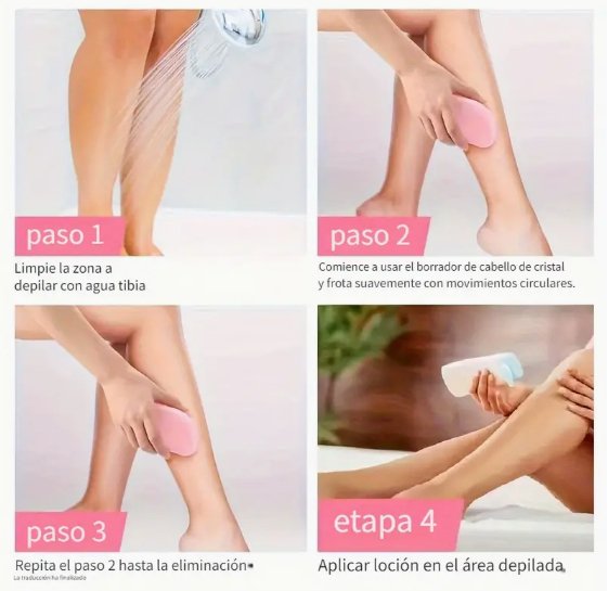 Removedor de vello de brazos y piernas, reutilizable y lavable, portátil, 1 pieza - Quierox - Tienda Online